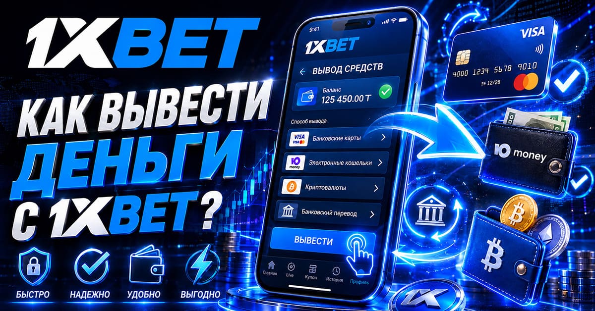 Как вывести деньги с 1xBet