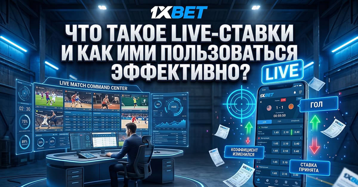 Что такое live-ставки и как ими пользоваться эффективно?
